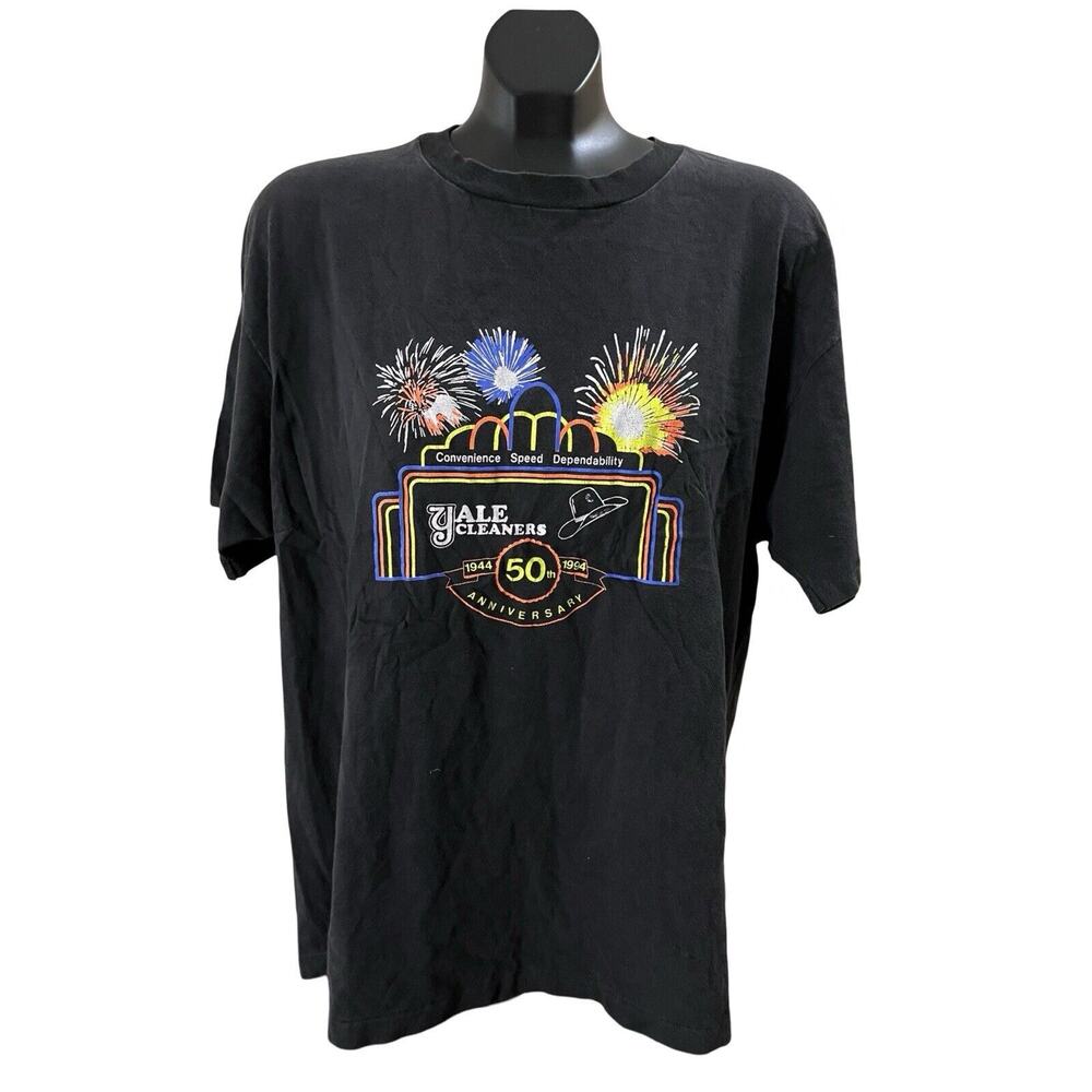 Vintage Yale Cleaners 50th Anniversary T-Shirt (XL)